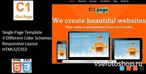 ThemeForest - C1 Page - Responsive Website Template - RIP