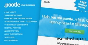 ThemeForest - Pootle - Premium Responsive Single Page Template - FULL