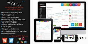 ThemeForest - Aries v1.1 - Metro Style Admin Template