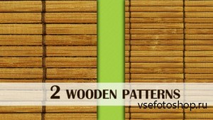 2 wooden patterns