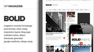 ThemeForest - Bolid - Responsive News, Magazine and Blog Theme