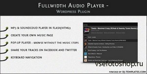 CodeCanyon - Fullwidth Audio Player v1.1.1 - Wordpress plugin