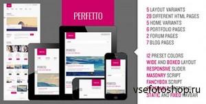ThemeForest - Perfetto - Responsive Bootstrap Template - RIP