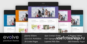 ThemeForest - Evolve v1.0 - Responsive Multipurpose HTML theme - FULL