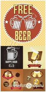 Logos with beer /   