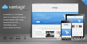 ThemeForest - Vantage v1.0.4 - Clean Responsive Joomla Theme - Update