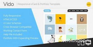 ThemeForest - Vido - vCard & Portfolio Templat - RIP
