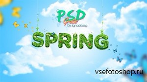 Spring PSD Backgrounds