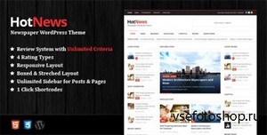 ThemeForest - HotNews v1.0.2 - Newspaper WordPress Theme