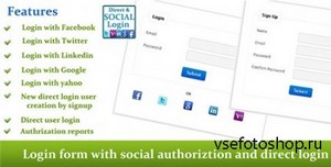 CodeCanyon - Social and Direct Login