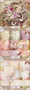 Scrap Set - Victorian Charm PNG and JPG Files