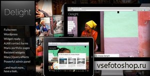 ThemeForest - Delight v4.0.15b - Fullscreen WordPress Portfolio Theme