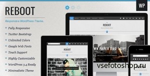 ThemeForest - Reboot v1.7 - Responsive Portfolio WordPress Theme