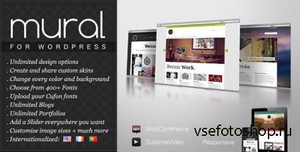 ThemeForest - Mural v1.6 - Business & Portfolio WordPress Theme