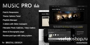 ThemeForest - Music Pro v3.1 - Music Oriented WordPress Theme