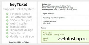 CodeCanyon - keyTicket, Simple Support Ticket System v1.2