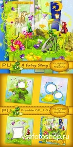 Scrap Set - A Fairy Story PNG and JPG Files