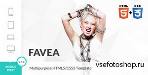 ThemeForest - Favea - Multipurpose HTML5/CSS3 Template - RIP