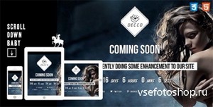 ThemeForest - Decco - Responsive Coming Soon Page - RIP