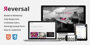 ThemeForest - Reversal - Responsive One-Page Template - RIP