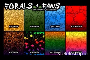 Florals and Fans patterns