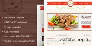 ThemeForest - 4 Seasons - Restaurant & Cafe HTML5/CSS3 Template - RIP