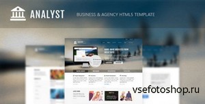 ThemeForest - Analyst - Business & Agency HTML5 Template - RIP