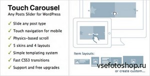 CodeCanyon - TouchCarousel v1.3 - Posts Content Slider for WordPress