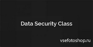 CodeCanyon - Data Security Class