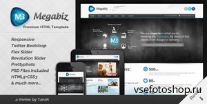 ThemeForest - Megabiz Responsive HTML/CSS Template - RIP