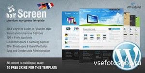ThemeForest - Halfscreen v1.2 - Premium Corporate & Portfolio WP Theme - FU ...