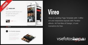 ThemeForest - Vireo - Ultra Responsive App Landing Page - RIP