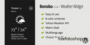 CodeCanyon - Bonobo v1.4 - Weather Widget