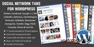 CodeCanyon - Social Network Tabs v1.7 For Wordpress