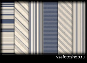 Blue Stripes Photoshop Pattern Set