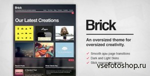 ThemeForest - Brick v1.0 - Creative Ajax Wordpress Theme