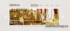 PSD Web Design - Slider With Menu 2013