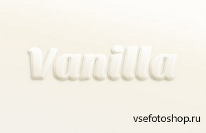 Vanilla PSD Text Effect