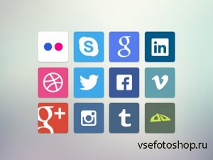 PSD Source - Socials Icons 2013