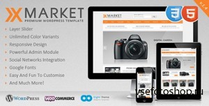 ThemeForest - XMarket v1.4 - Responsive WordPress E-Commerce Theme - FULL