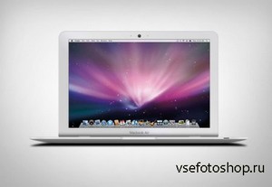 PSD Source - Macbook Air - Fully Scalable