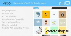 ThemeForest - Vido - Responsive vCard Template - RIP