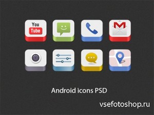 PSD Icons - Android Icons