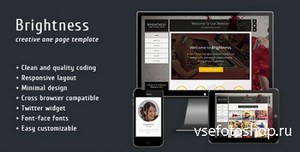 ThemeForest - Brightness - One Page Template - RIP