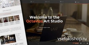 ThemeForest - Octavius - Responsive One Page Template - RIP