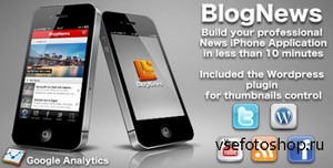 CodeCanyon - BlogNews - iPhone blog app - Wordpress editions