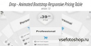 CodeCanyon - Bootstrap & Non-Bootstrap Animated Responsive Pricing Table -  ...