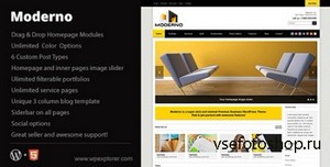 ThemeForest - Moderno v1.3 - Corporate WordPress Theme
