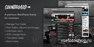ThemeForest - Soundboard v3.0 - a Premium Music WordPress Theme