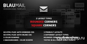 ThemeForest - BlauMail - Email Template, 5 colors, 3 layouts - FULL